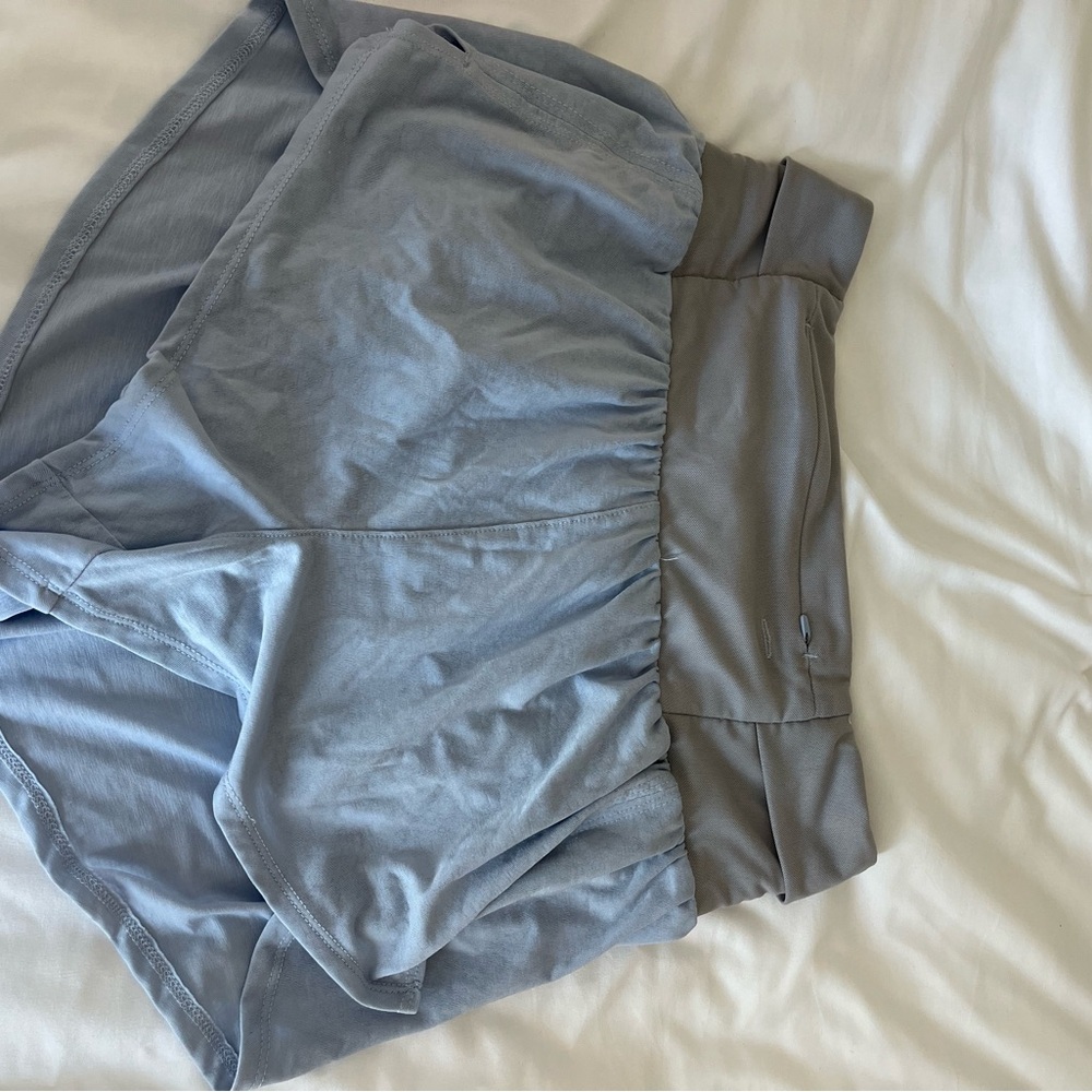 Free People Movement Light Blue Athletic Shorts